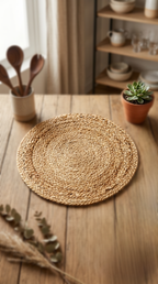 Jute Braided Placemats ! combo set of 2