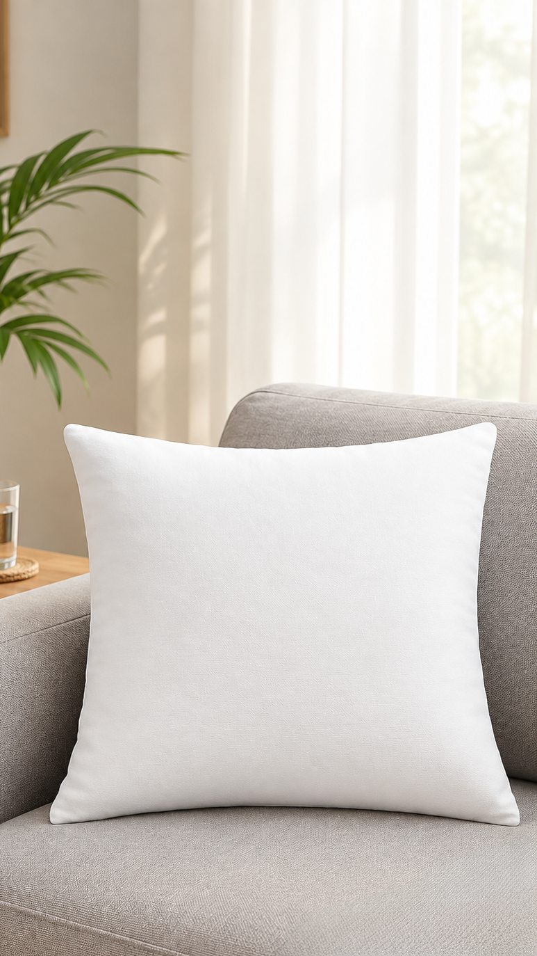 White Cushion-16 x 16