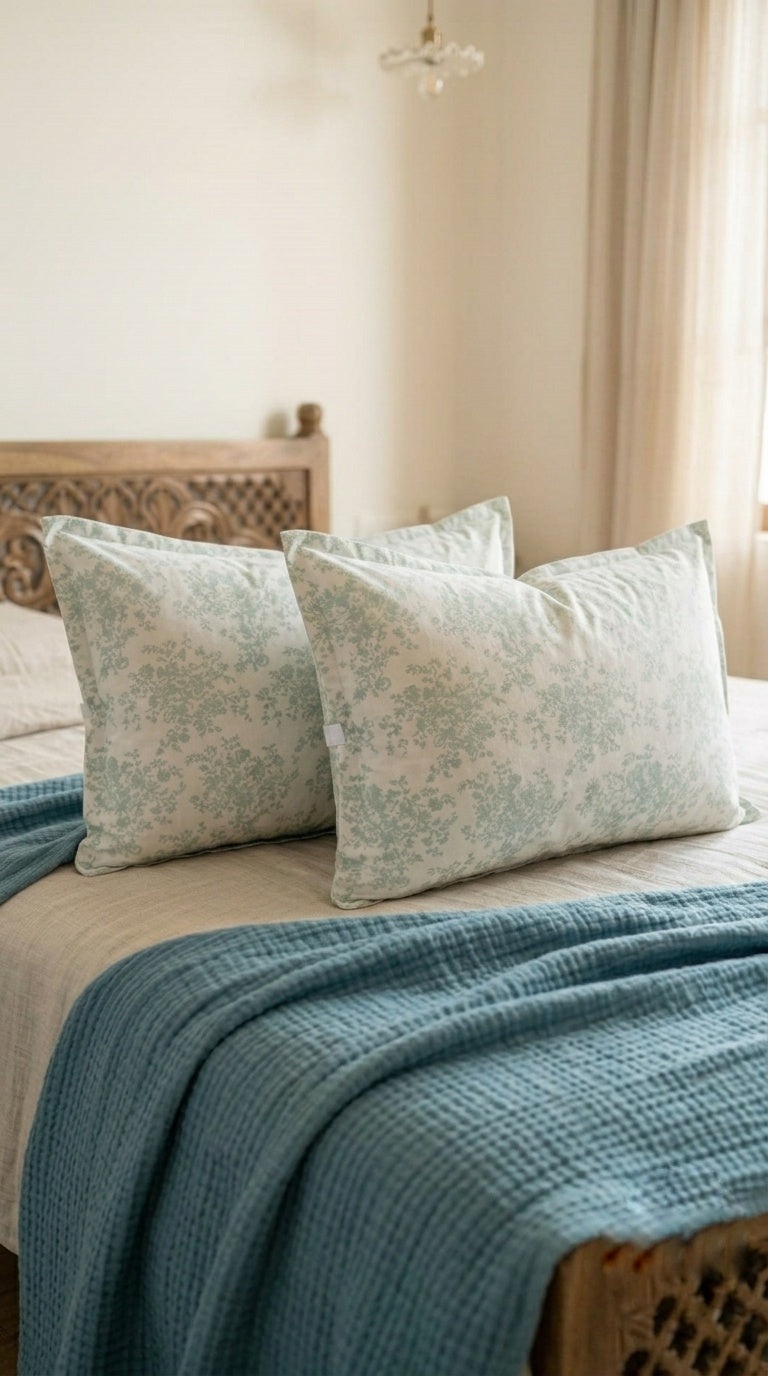 Cotton pillow covers
