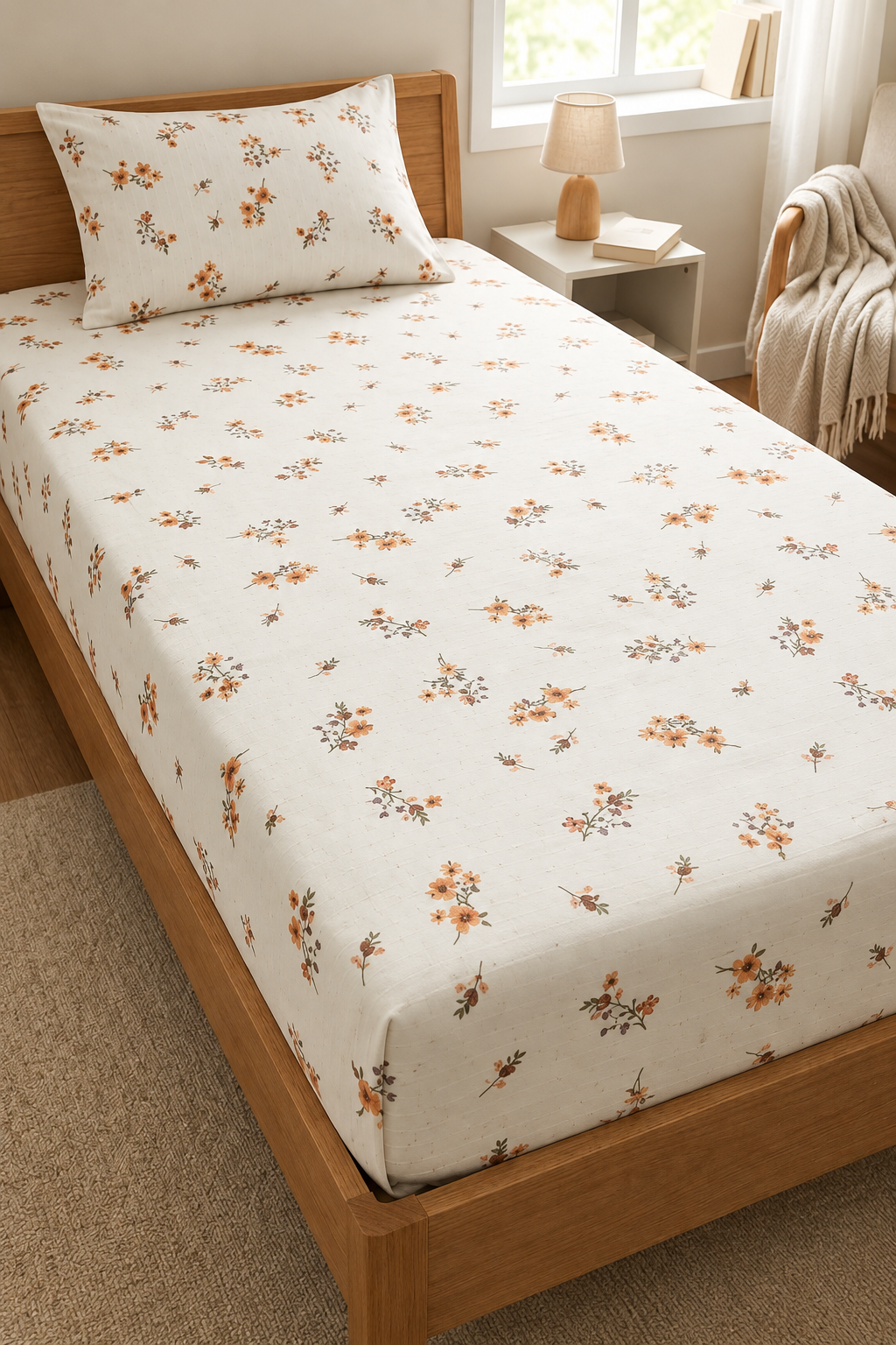 Single cotten bedsheet
