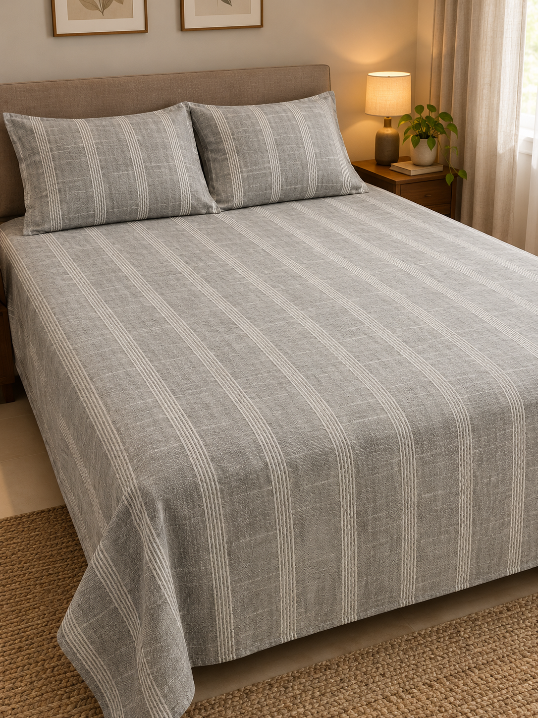Double size bed sheet