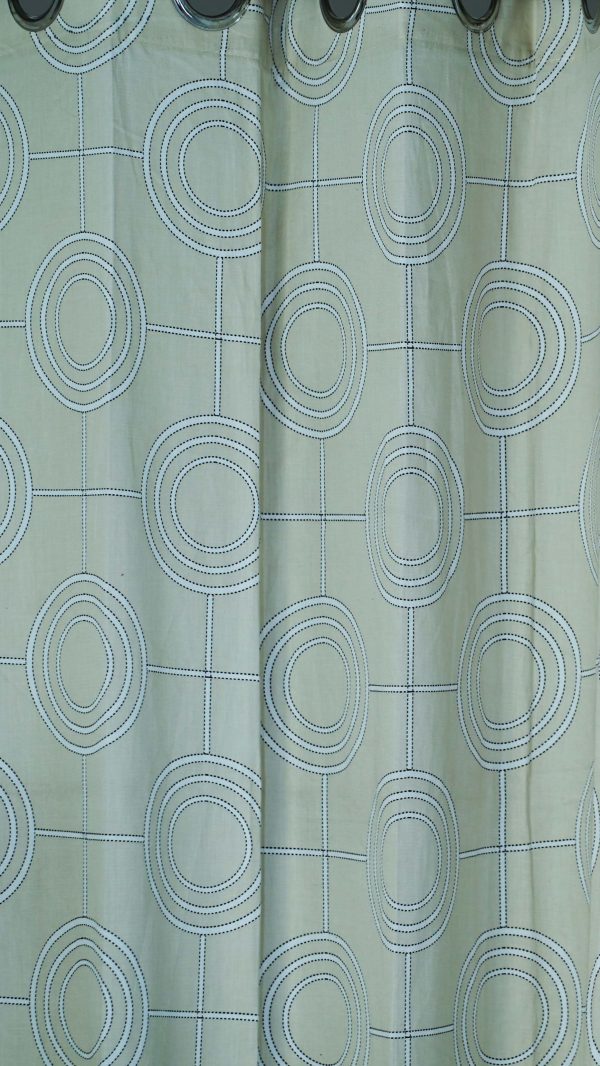 Premium Quality White & Cream Color Cotton Curtains – Elegant & Soft