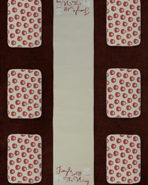 1 Runner + 6 Placemat Combo (RED)