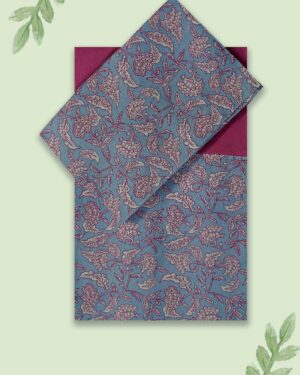 100×110 handloom cotton king size bedsheet set