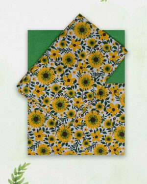 Cotton handloom king size bedsheet set 100×110