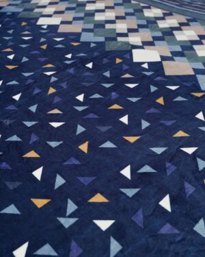 Warm velvet blanket double coat lightweight material – 90x70 inch