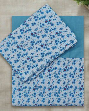 Breathable thick cotton queen size bedsheet