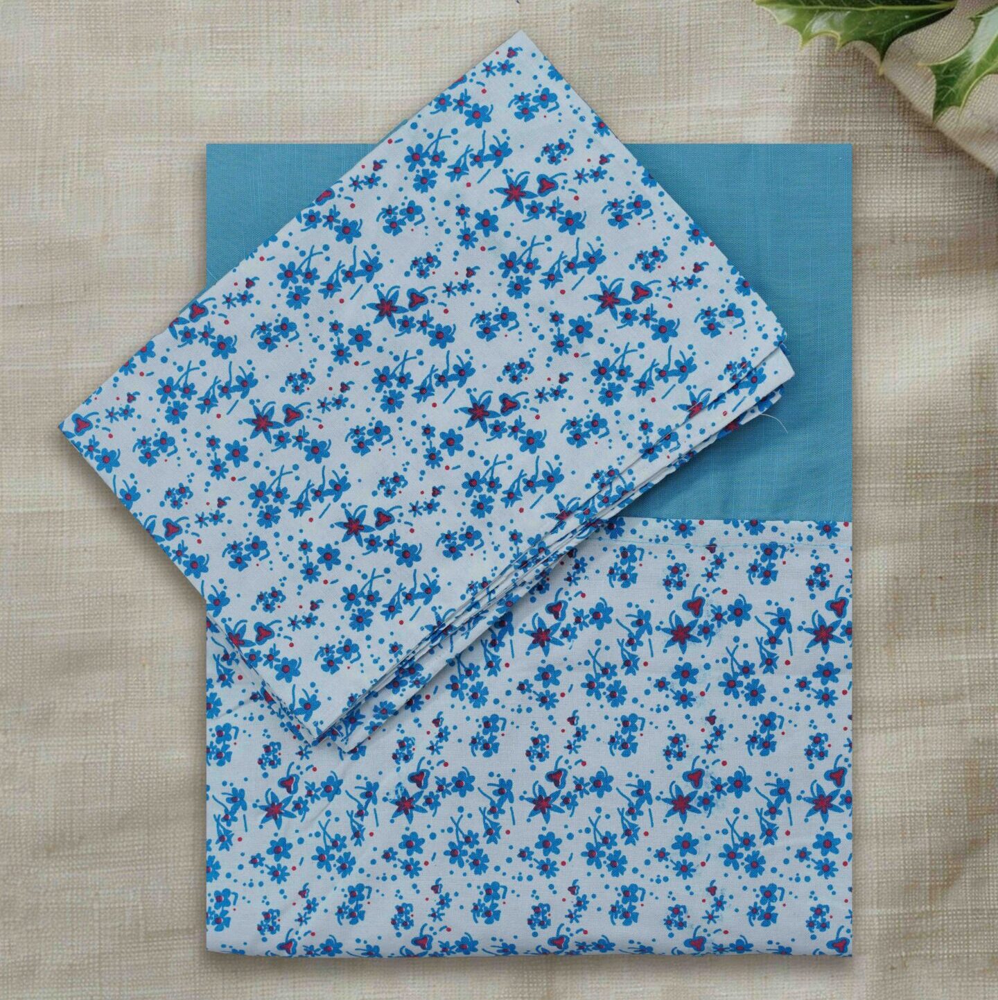 Breathable thick cotton queen size bedsheet