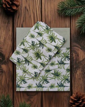 Eco friendly handloom cotton queen bedsheet set