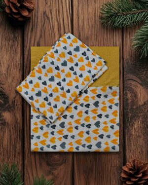 Pure handloom cotton queen size border bedsheet 90x100