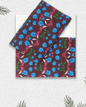 100% handloom cotton queen size bedsheet with two pillow covers – 90x100 inch