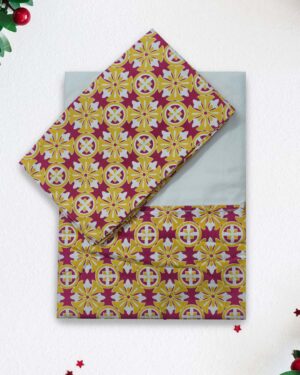 Cotton handloom king size bedsheet set 100×110