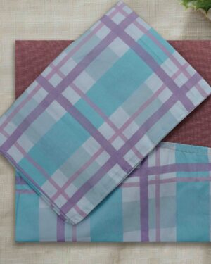 Luxury cotton queen size border bedsheet set