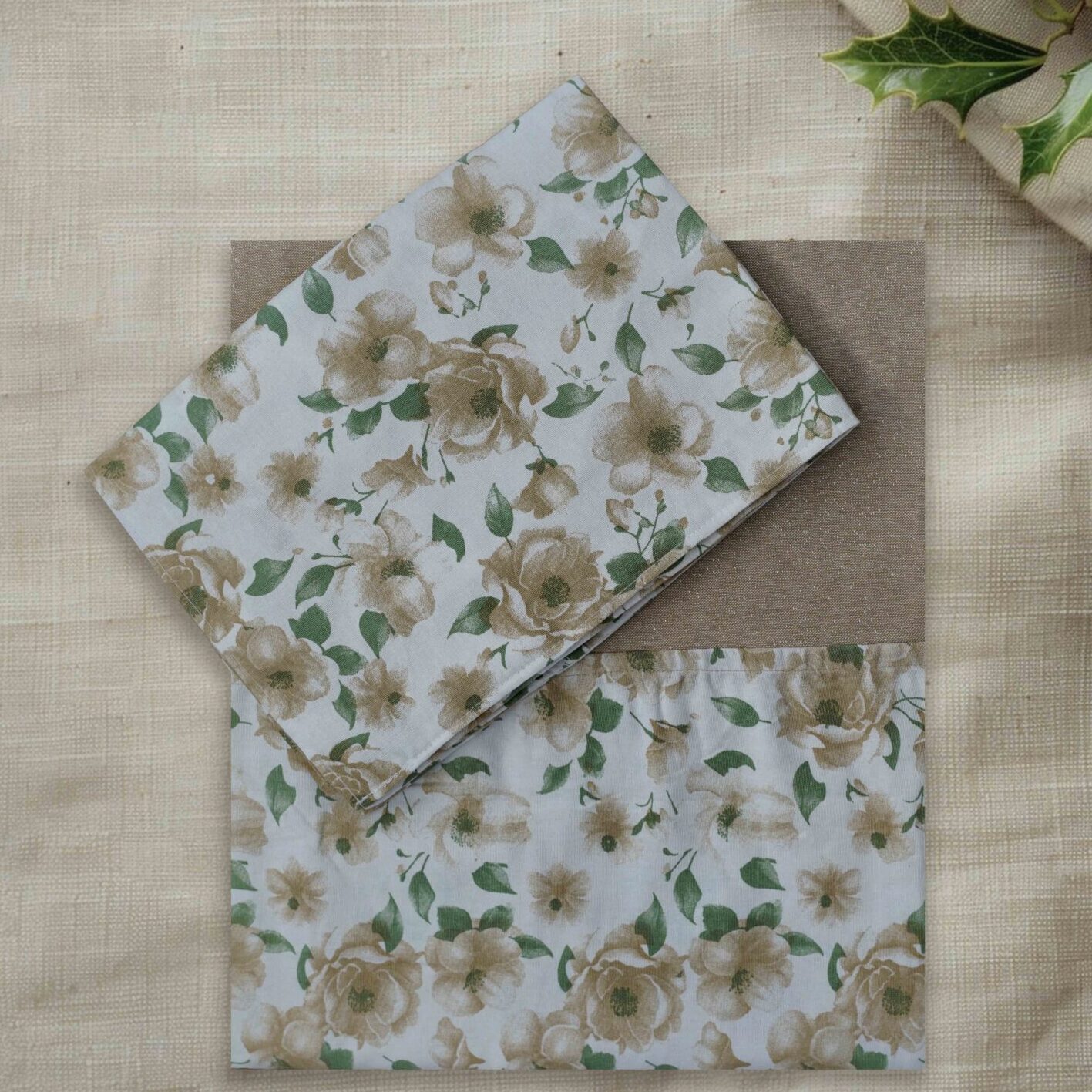 Heavy thick cotton queen size bedsheet with border