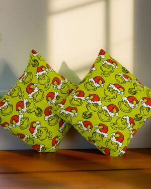 Pure cotton cushion cover printed design set of two