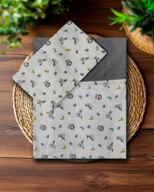 Pure handloom cotton queen size bedsheet border style