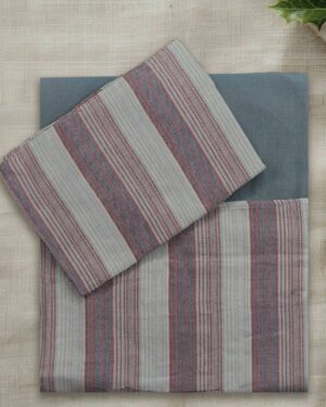 Queen size thick cotton bedsheet border design with pillow covers