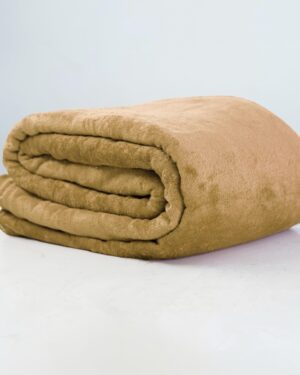 Soft warm velvet double coat blanket