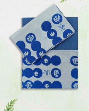 designer border thick cotton king size bedsheet set