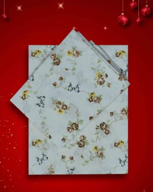 Skin friendly cotton single bedsheet with one pillow cover smooth texture