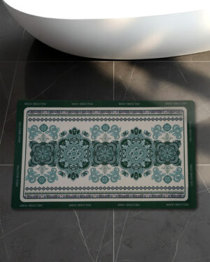 3D printed colourful door mat with water absorbing feature