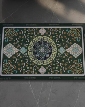 Water absorbing 3D door mat for bathroom and kitchen