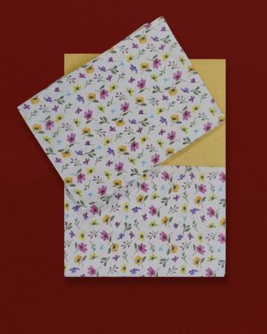 Premium handloom cotton king bedsheet 100x110 border design with pillow covers