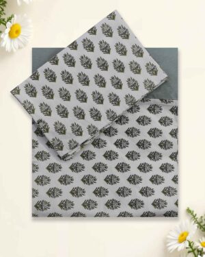 Daily Comfort Cotton Queen Size Border Bedsheet with Pillow Covers ₹589