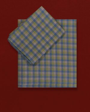 Soft pure cotton handloom king size bedsheet with designer border and 2 pillow covers