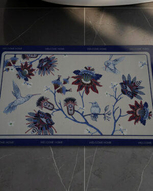 Fast dry water absorbing 3D door mat indoor use