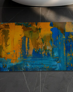 Lightweight water absorbent 3D printed floor mat