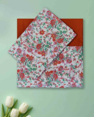 modern cotton queen bedsheet border print with pillow covers