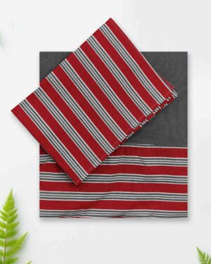 Premium Printed Cotton Queen Bedsheet 90x100 Border Style with Pillow Covers – ₹589