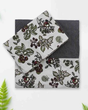 Stylish Pure Cotton Queen Size Border Bedsheet with 2 Pillow Covers – 90x100 – ₹589