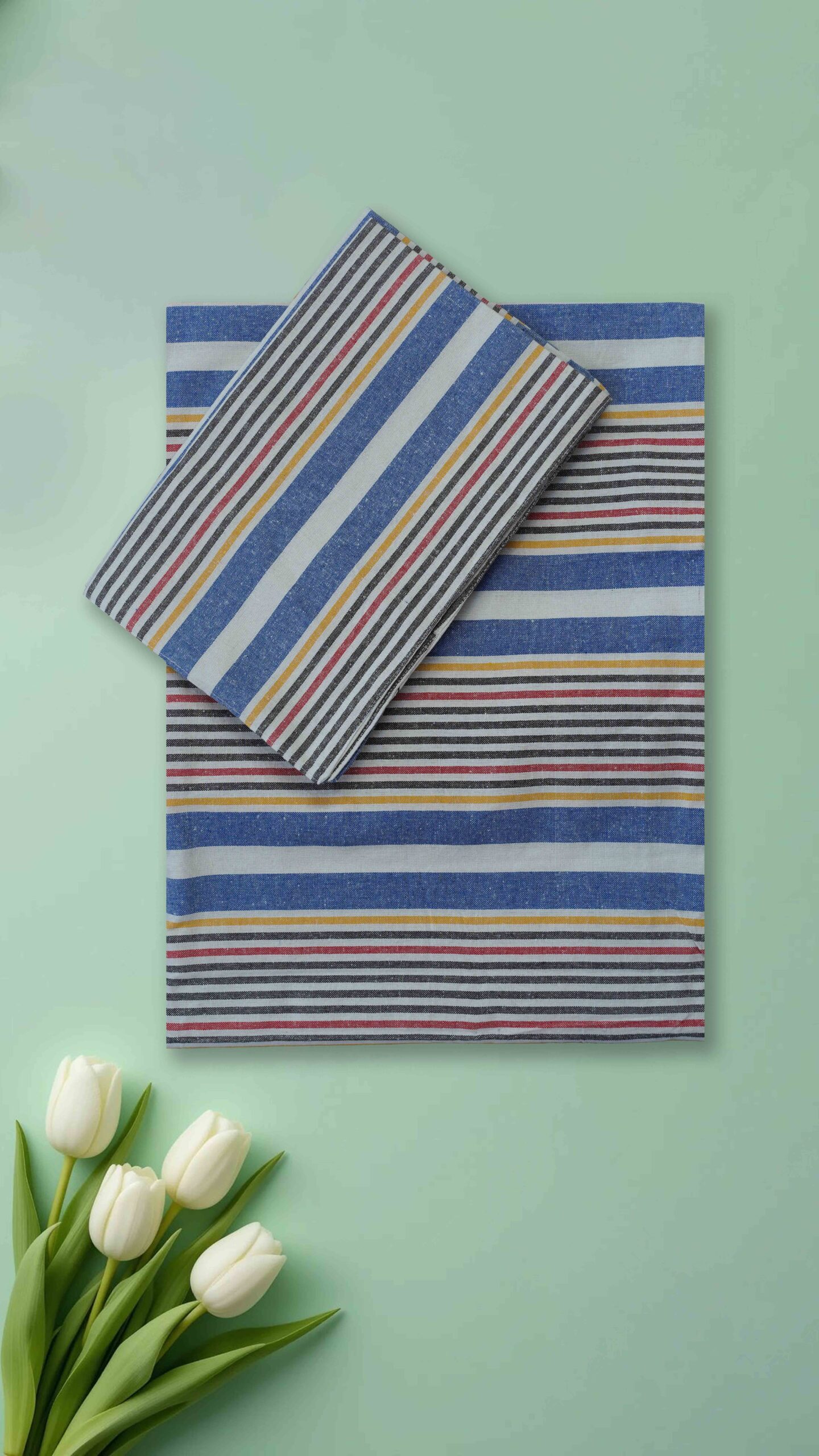 comfortable cotton queen bedsheet border design pillow covers