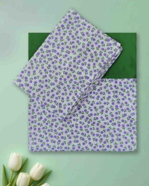 elegant printed cotton queen bedsheet border pattern pillow covers