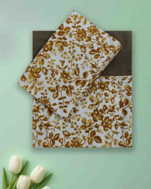 elegant cotton queen bedsheet border pattern pillow covers set