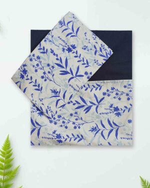 Soft Feel Pure Cotton Queen Size Border Bedsheet with Pillow Covers – ₹589
