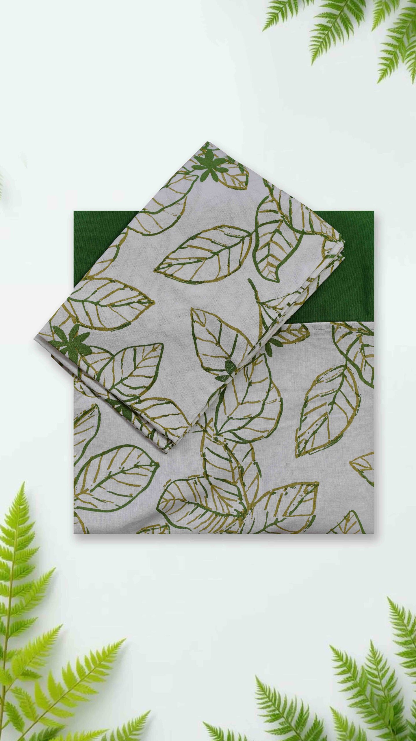 Elegant Pure Cotton Queen Bedsheet Border Design with Pillow Covers – ₹589