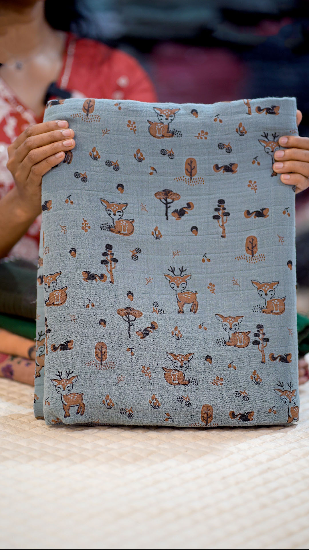 Muslin Kids Blanket Single – Soft Breathable Baby Blanket (₹459 | Free Shipping) - Image 2