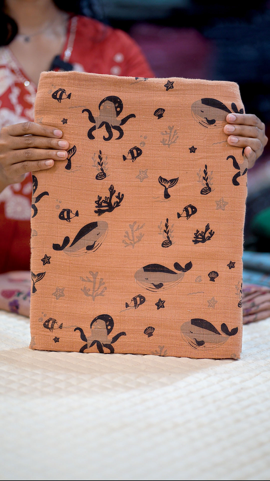 Muslin Kids Blanket Single – Soft Breathable Baby Blanket (₹459 | Free Shipping) - Image 4