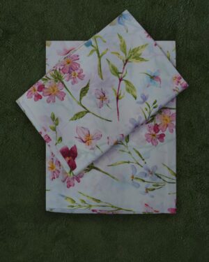 Premium Cotton Blend Bedsheet Set – Soft &  Bed Sheet with Pillow Covers – ₹498 Free Shipping